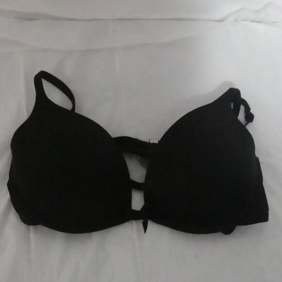 LA SENZA - Perfectly Me | 34B | Black Push-Up Bra With Bow - Picture 1 of 10